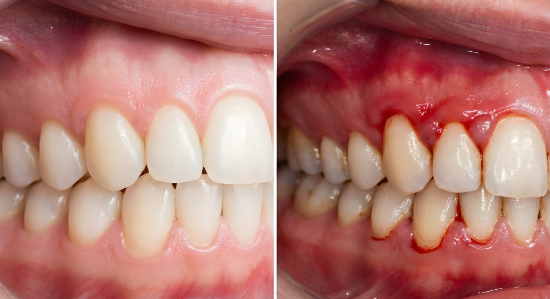 歯周病の歯ぐき